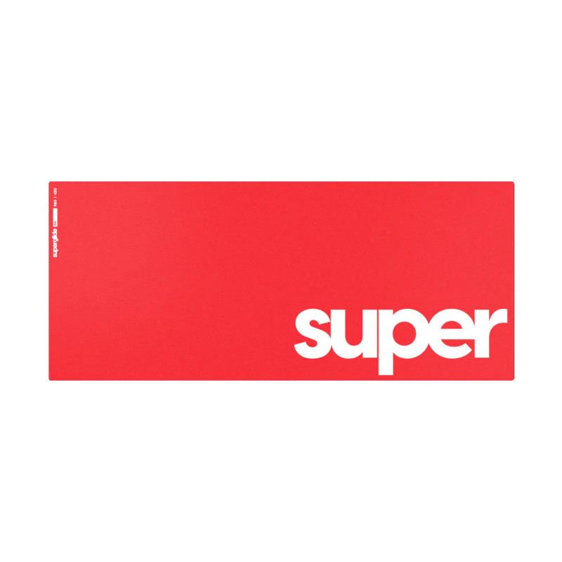 Pulsar Superglide XXL Glass Gaming Mouse Pad - Red - حصيرة فأرة